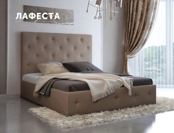 Ліжко Лафеста "Городок" 160x200 з каркасом