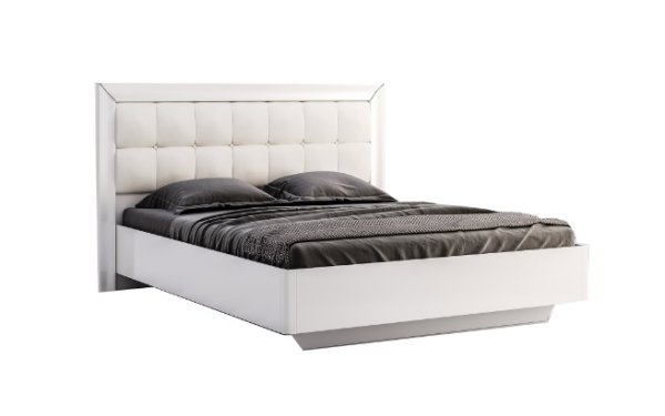Кровать Белла 160х200 без каркаса с мягкой спинкой MiroMark