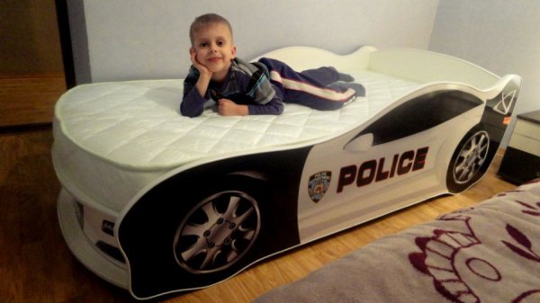Кроватка машина Полиция Украины