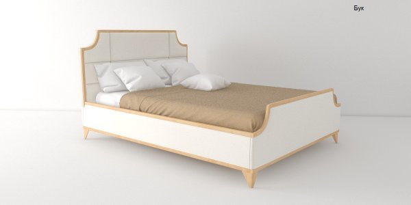 Кровать Milton с каркасом 140x200 Woodsoft