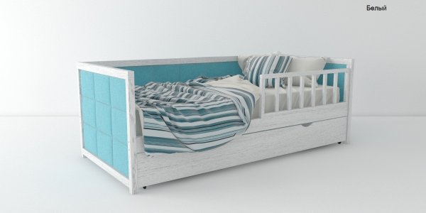 Детская кровать Nevis с ящиками 80x200 Woodsoft