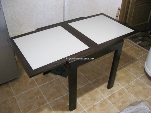 Комплект стол Милан с камнем и стулья Турин Модуль Люкс